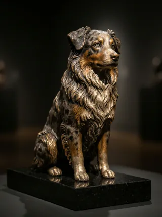 Bronze statue