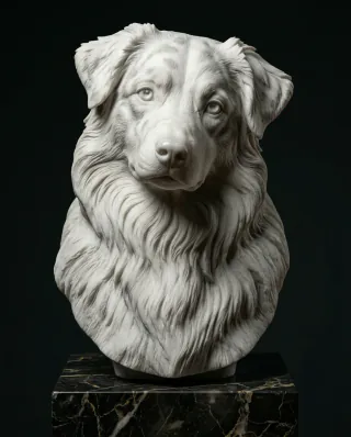 Busto de mármol