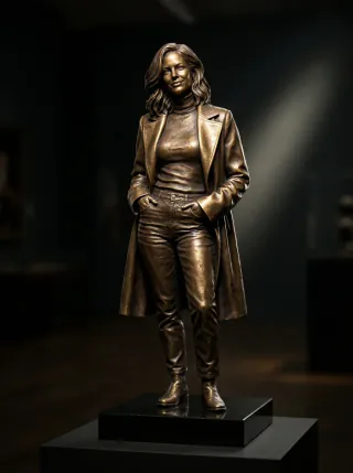 Bronze statue