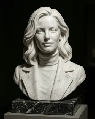 Busto de mármol