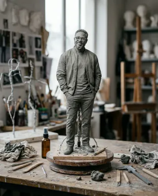 Clay maquette