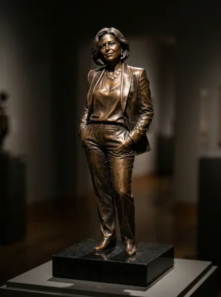 Bronze statue