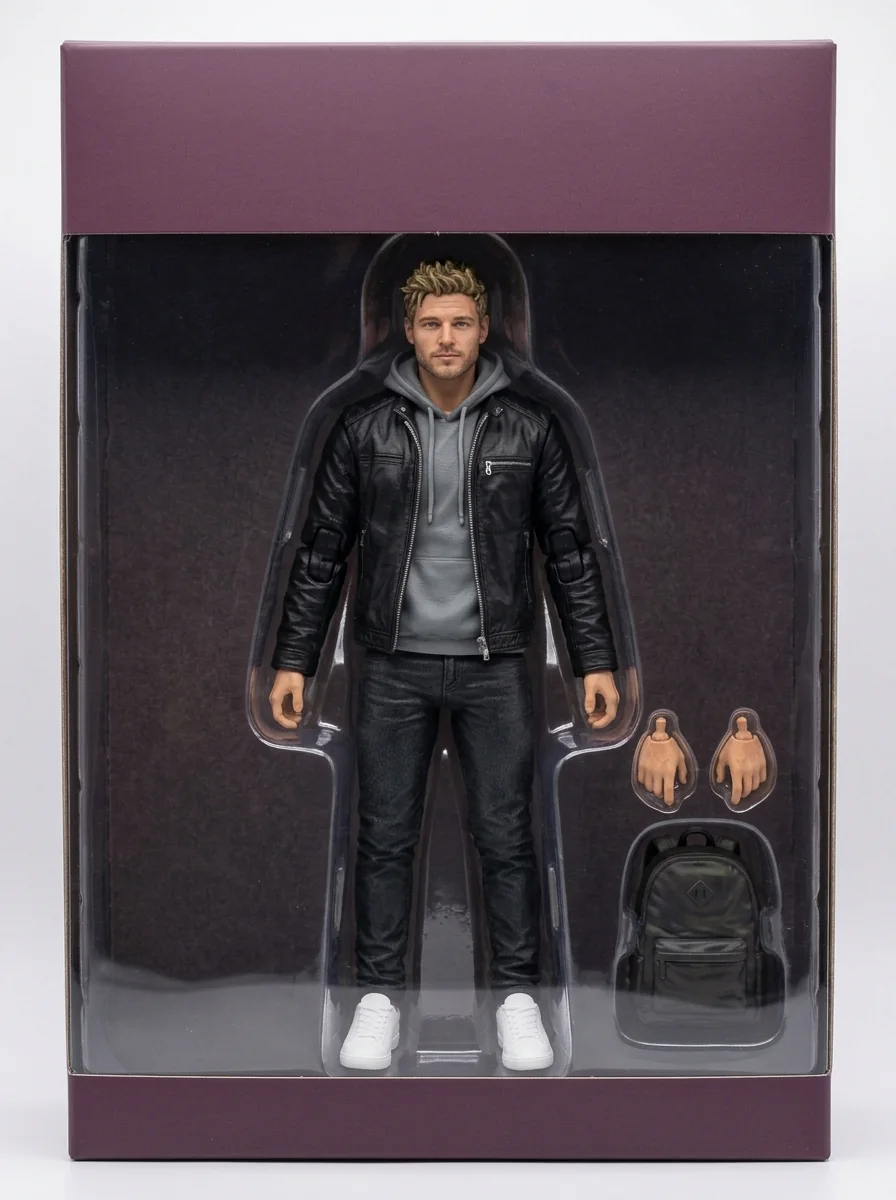 Action figure in scatola