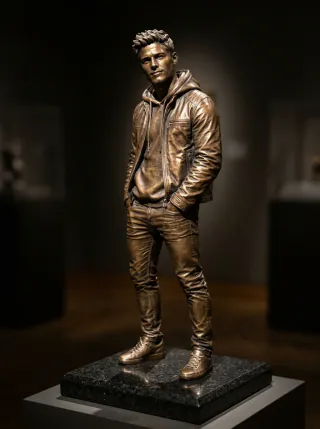 Bronze statue