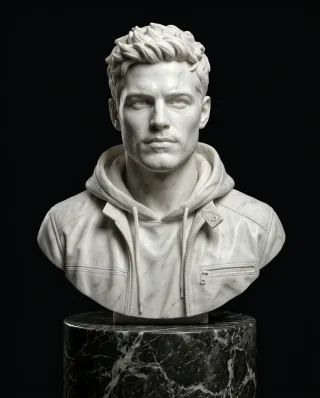 Busto de mármol