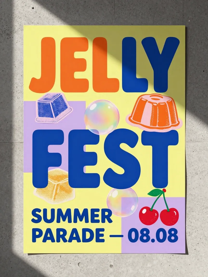 Z-Image result for the Poster text test