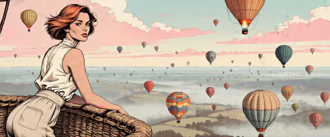 Balloon dawn 21x9