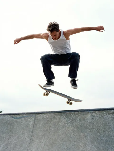Skater mid air