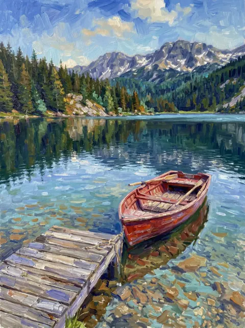 Bergsee, Impressionismus