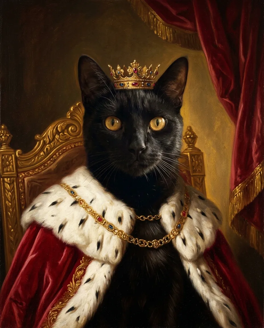 Gatto nero, re o regina