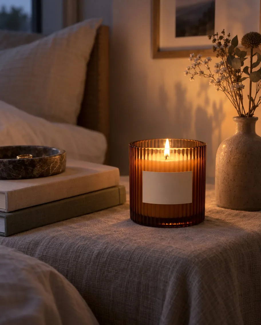Amber Candle · Made with GPT Image 2.5 Sunburst