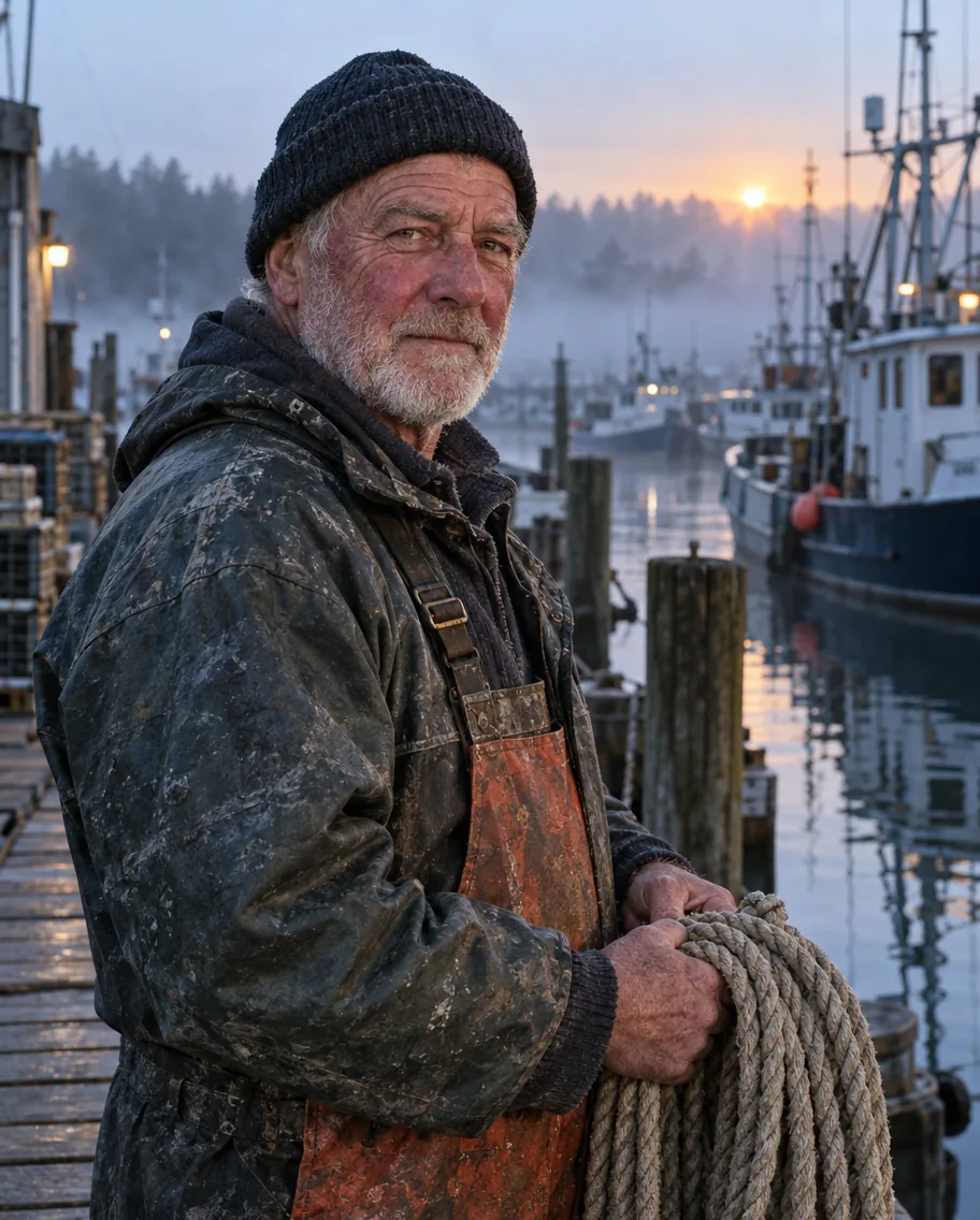 Harbor at Dawn · Made with GPT Image 2.5 Sunburst
