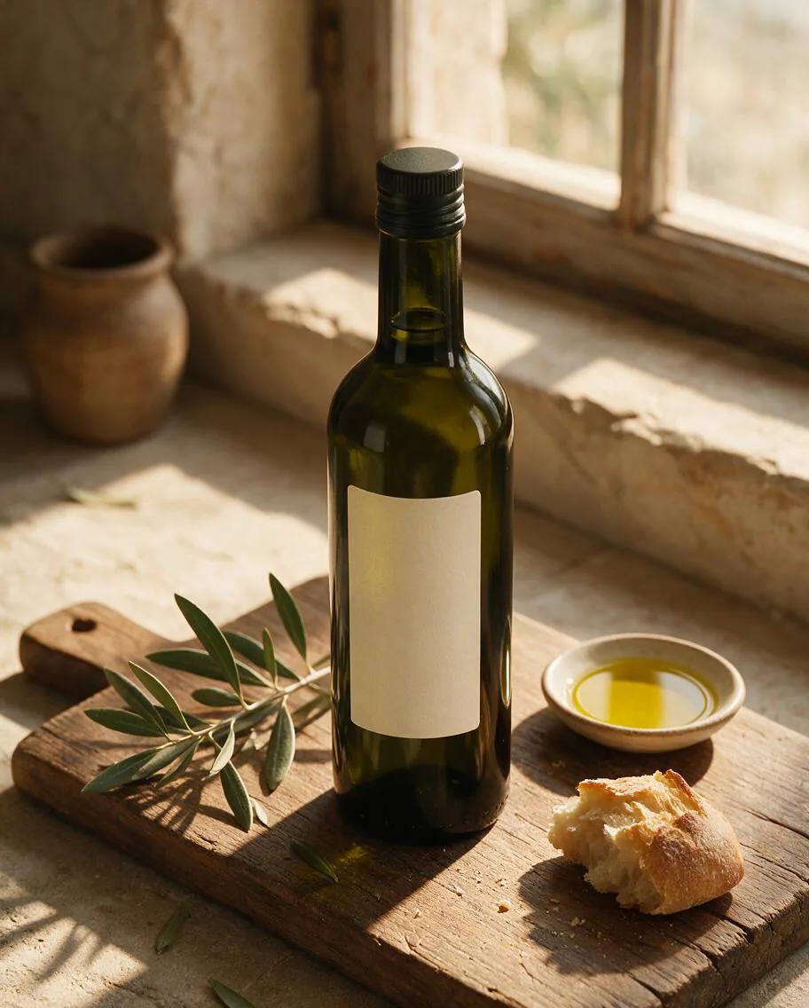 Olive Oil · Creato con Seedream 5.0 Pro