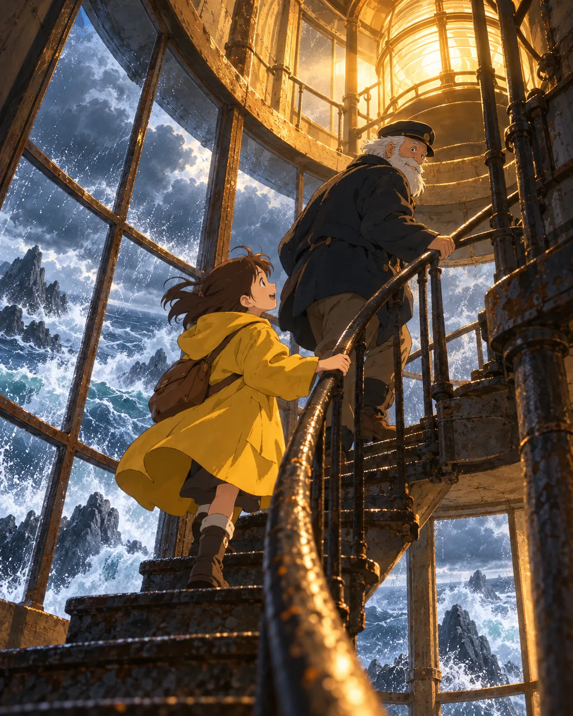 Lighthouse Keeper, made with GPT Image 2.5 Sunburst