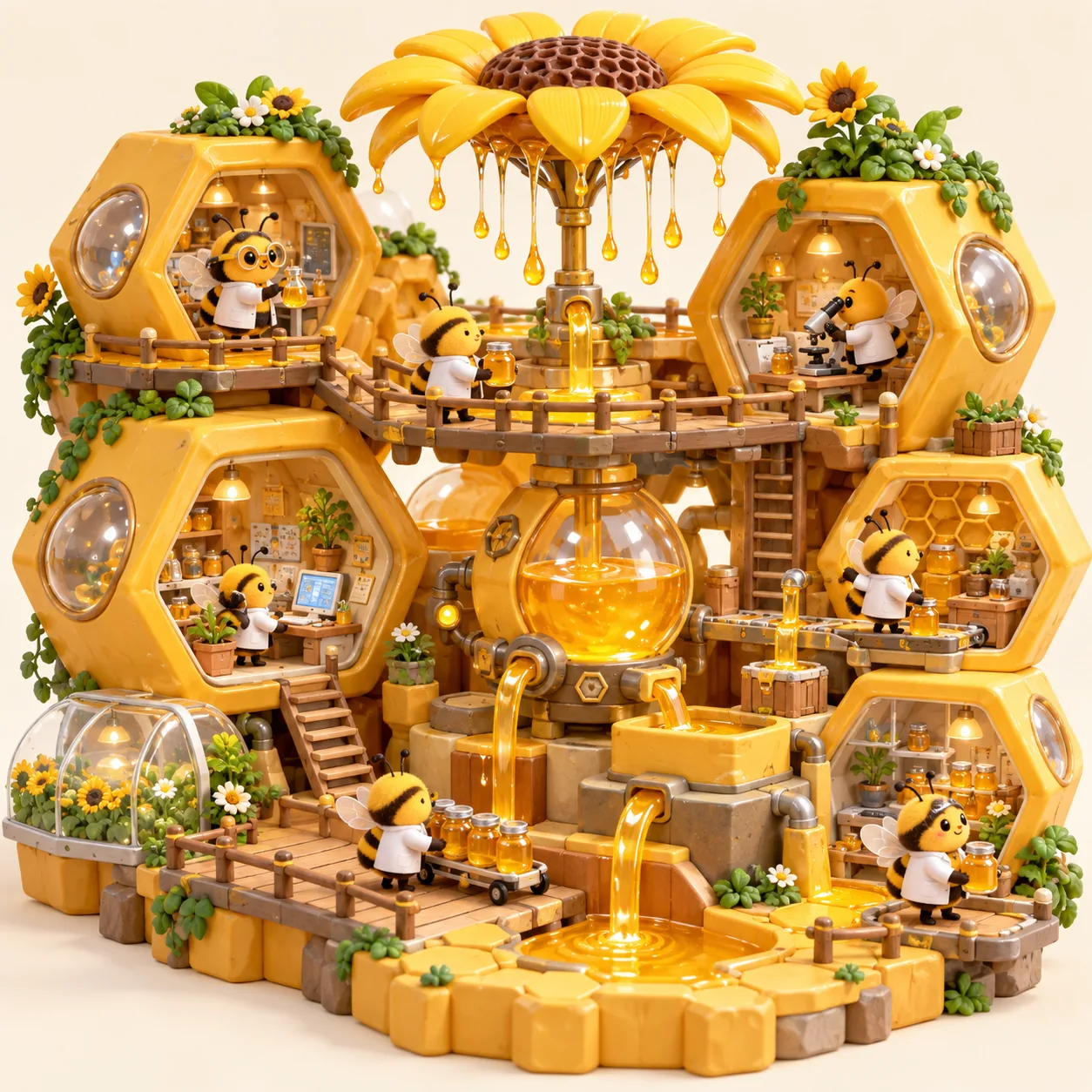 Bee Lab, made with GPT Image 2.5 Sunburst