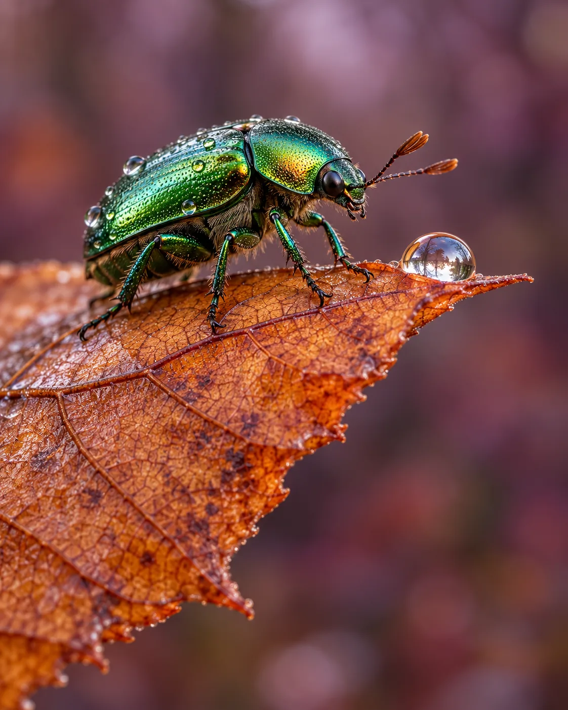 Beetle Copper Leaf, made with GPT Image 2.5 Sunburst