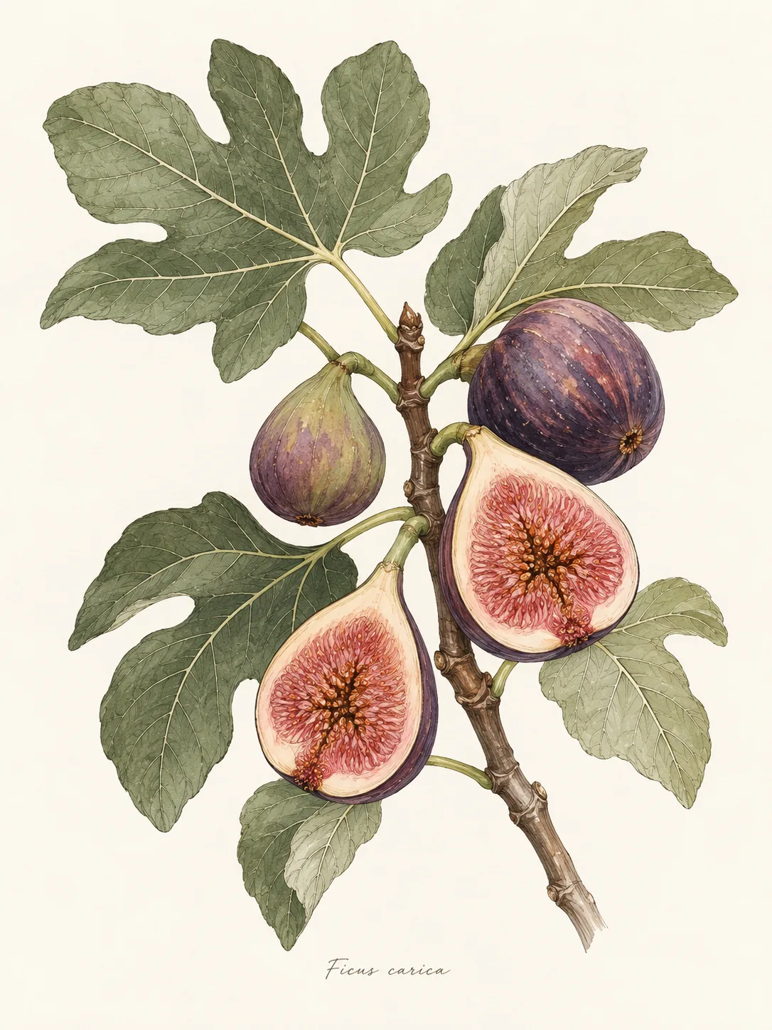 Modern Botanical Print, made with GPT Image 2.5 Sunburst