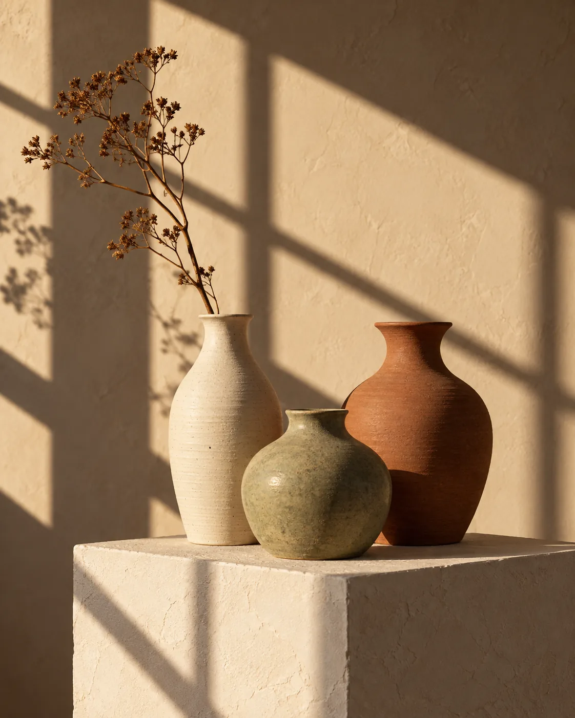 Vase and Shadows, made with GPT Image 2.5 Sunburst