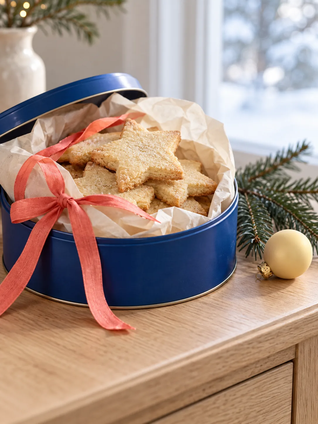 Christmas Biscuit Tin, made with GPT Image 2.5 Sunburst