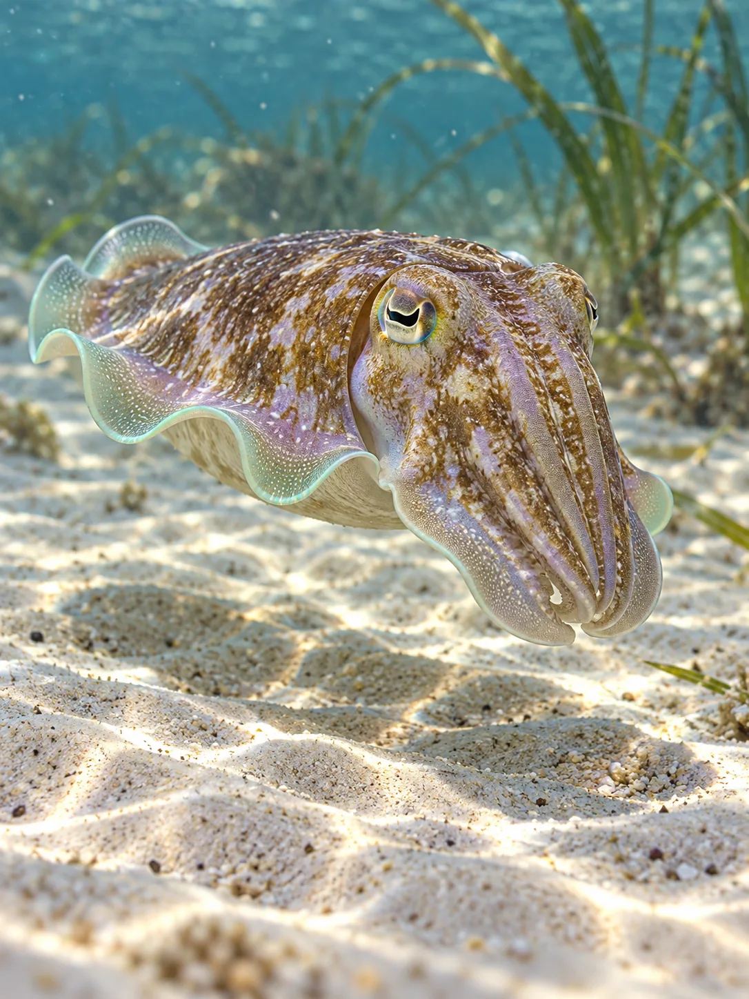 Cuttlefish Sand Ripple, made with GPT Image 2.5 Sunburst