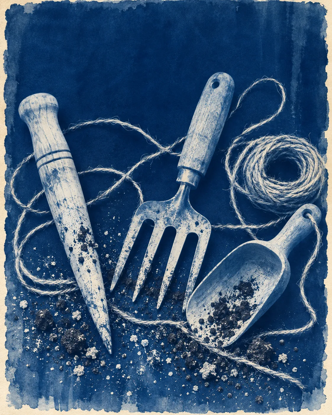 Tools In Blue, made with GPT Image 2.5 Sunburst