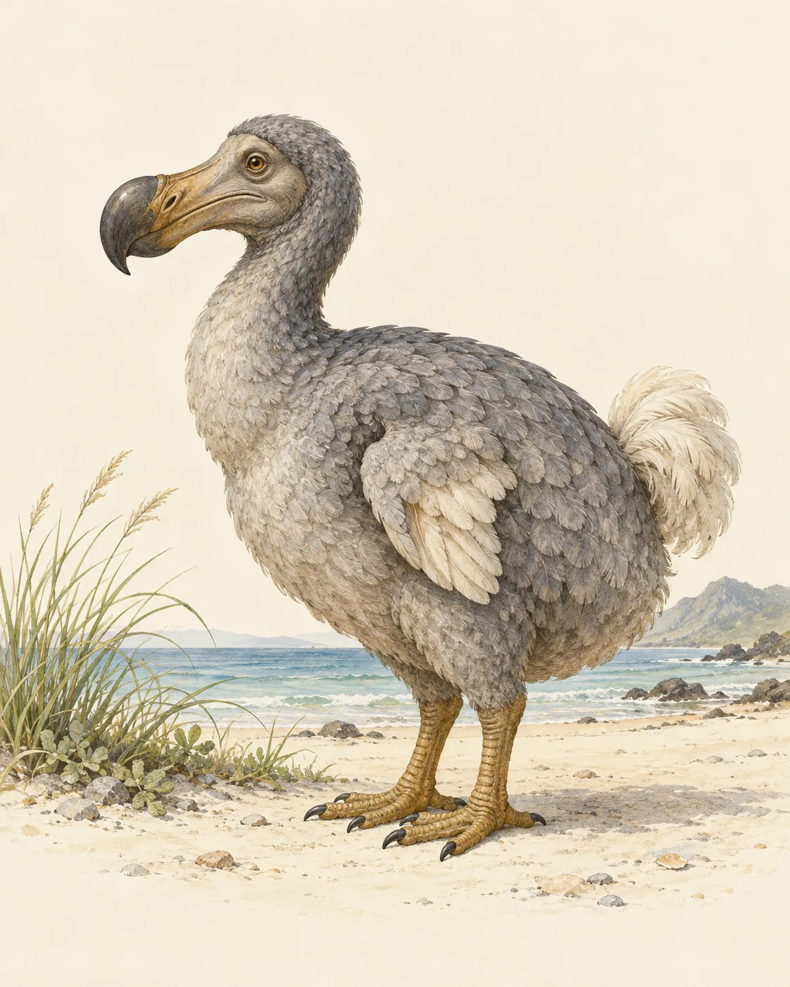 Dodo Coastal Study, made with GPT Image 2.5 Sunburst