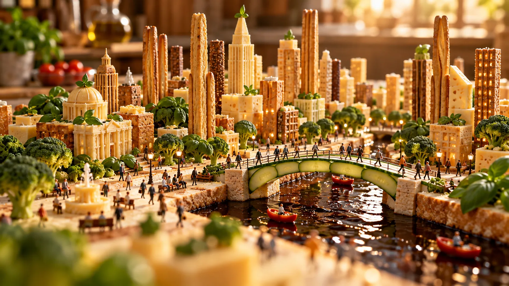 Edible Skyline, made with GPT Image 2.5 Sunburst