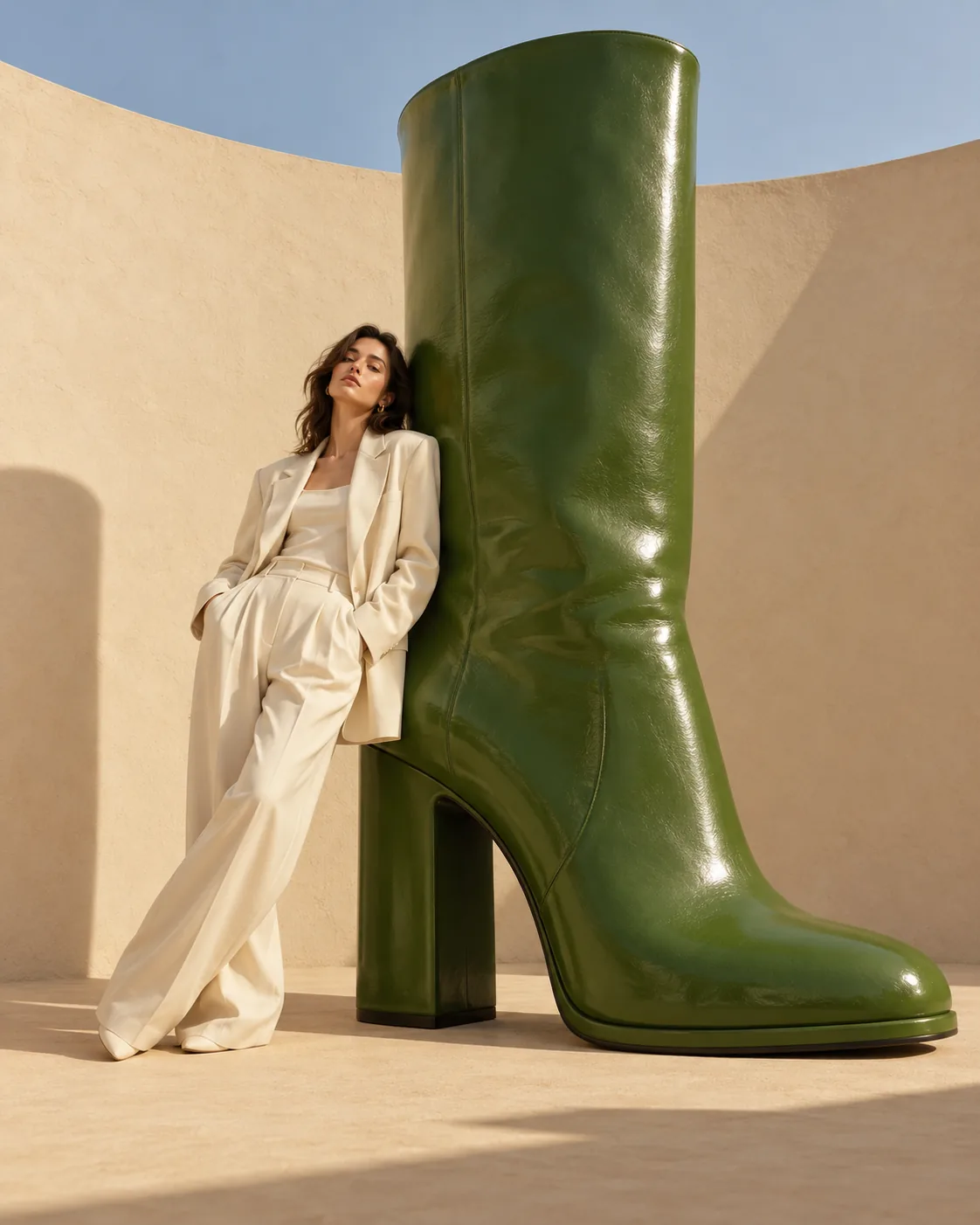 Giant Boot, made with GPT Image 2.5 Sunburst