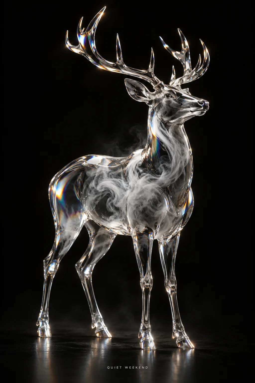 Glass Deer, made with GPT Image 2.5 Sunburst