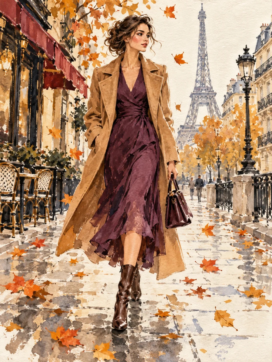 Autumn in Gouache, made with GPT Image 2.5 Sunburst
