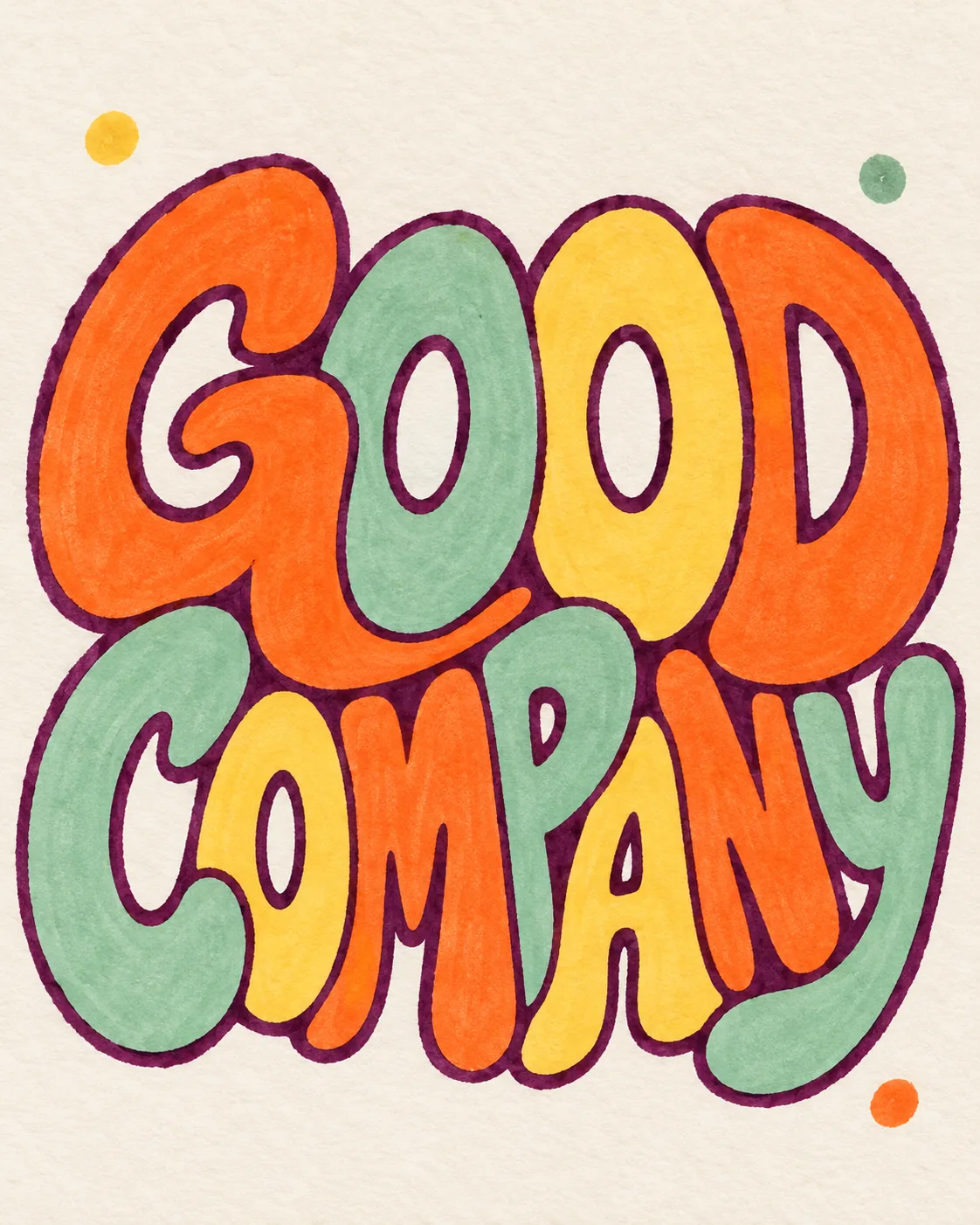 Good Company Letters, made with GPT Image 2.5 Sunburst