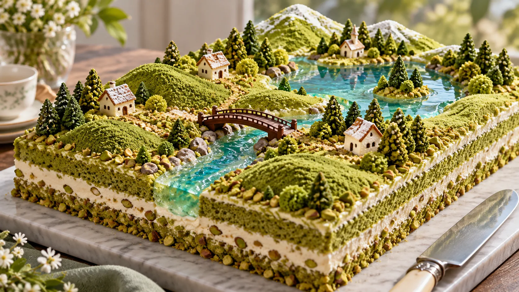 Landscape Cake, made with GPT Image 2.5 Sunburst