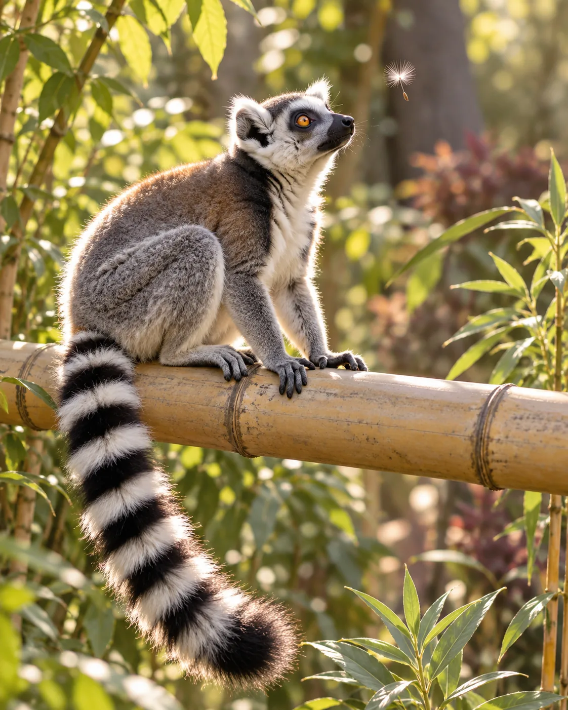 Lemur Bamboo Pause, made with GPT Image 2.5 Sunburst