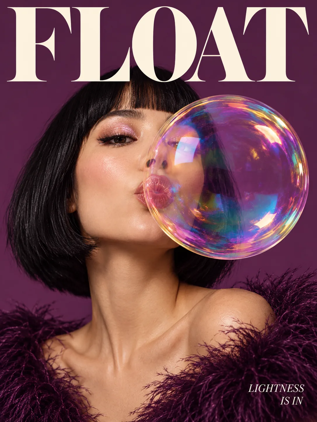 Bubble Issue Cover, made with GPT Image 2.5 Sunburst