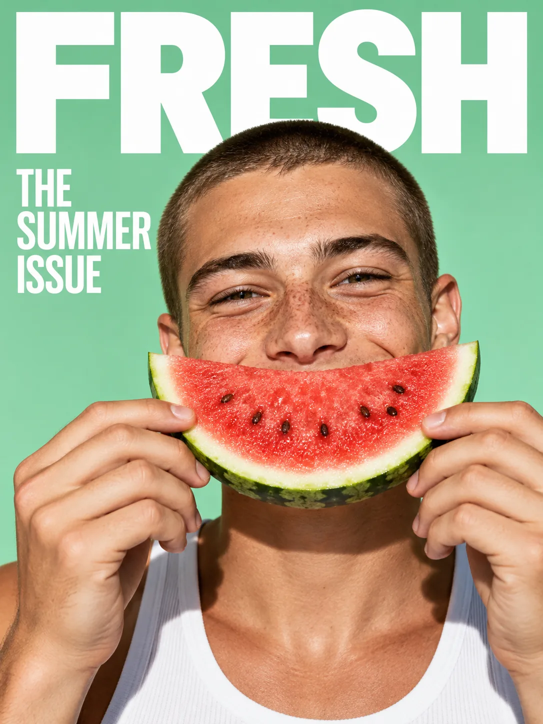 Melon Issue Cover, made with GPT Image 2.5 Sunburst
