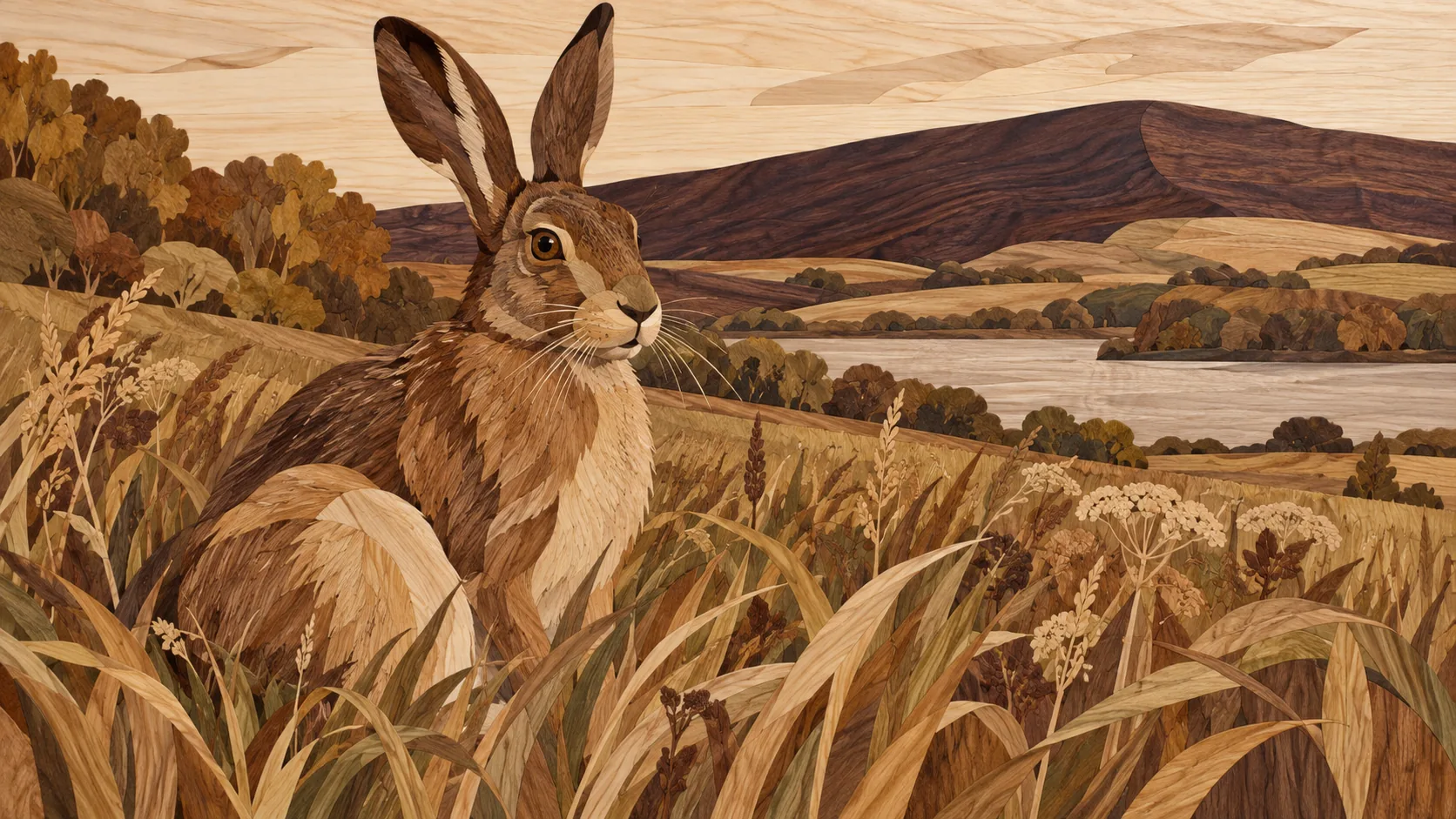 Hare In Veneer, made with GPT Image 2.5 Sunburst