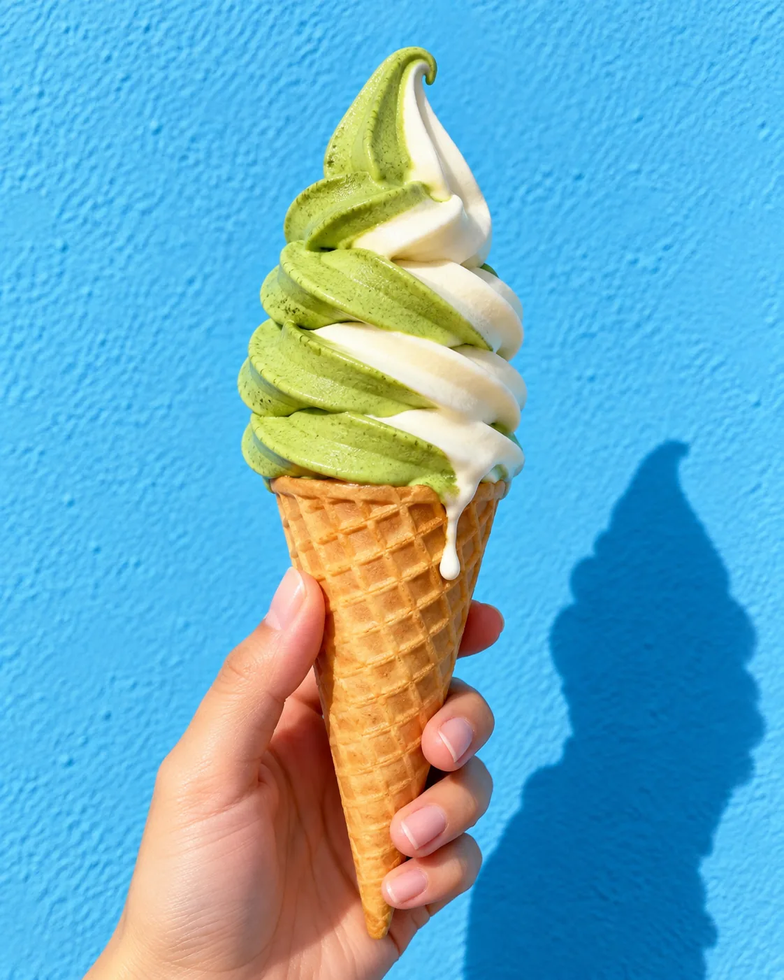 Matcha Soft Serve, made with GPT Image 2.5 Sunburst