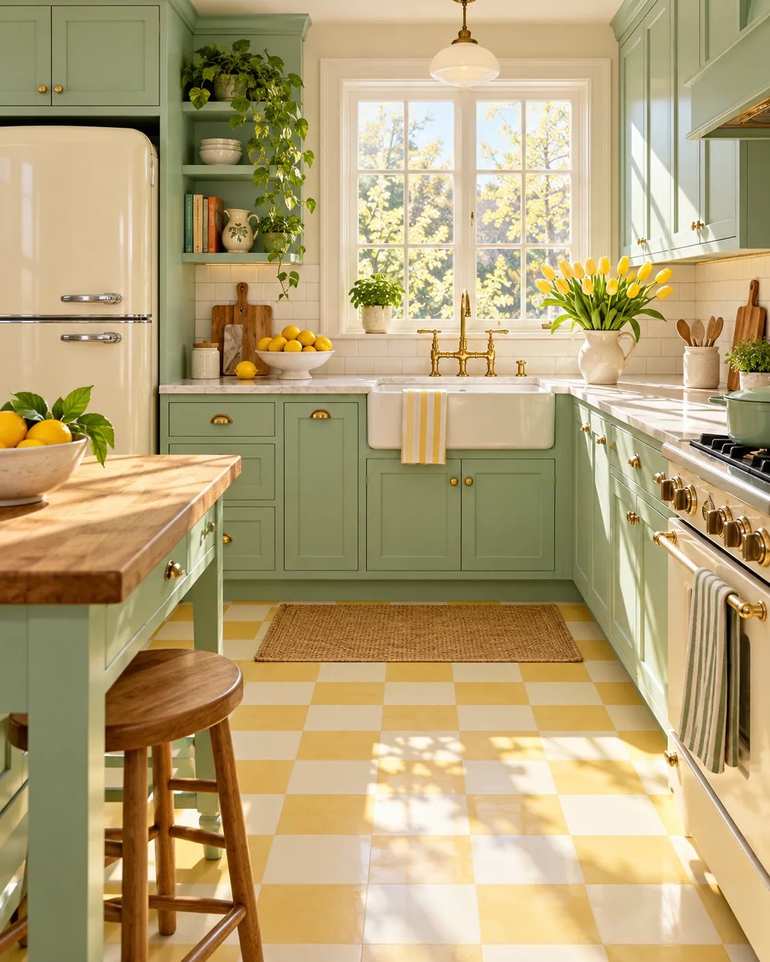 Mint Kitchen Morning, made with GPT Image 2.5 Sunburst