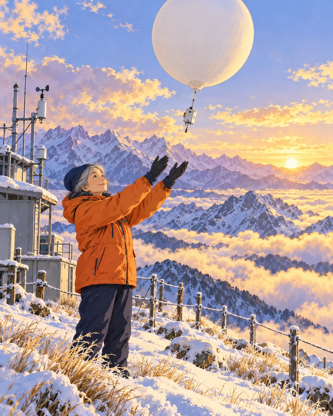 Weather Balloon Release, made with GPT Image 2.5 Sunburst