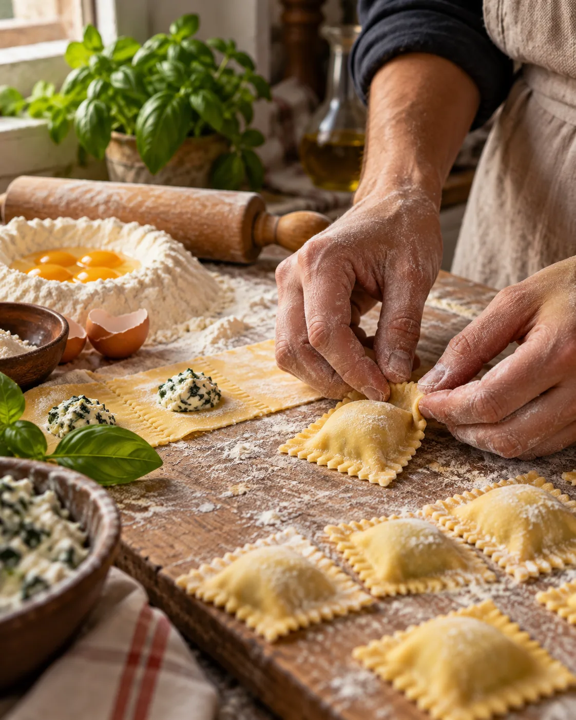 Fresh Pasta, made with GPT Image 2.5 Sunburst