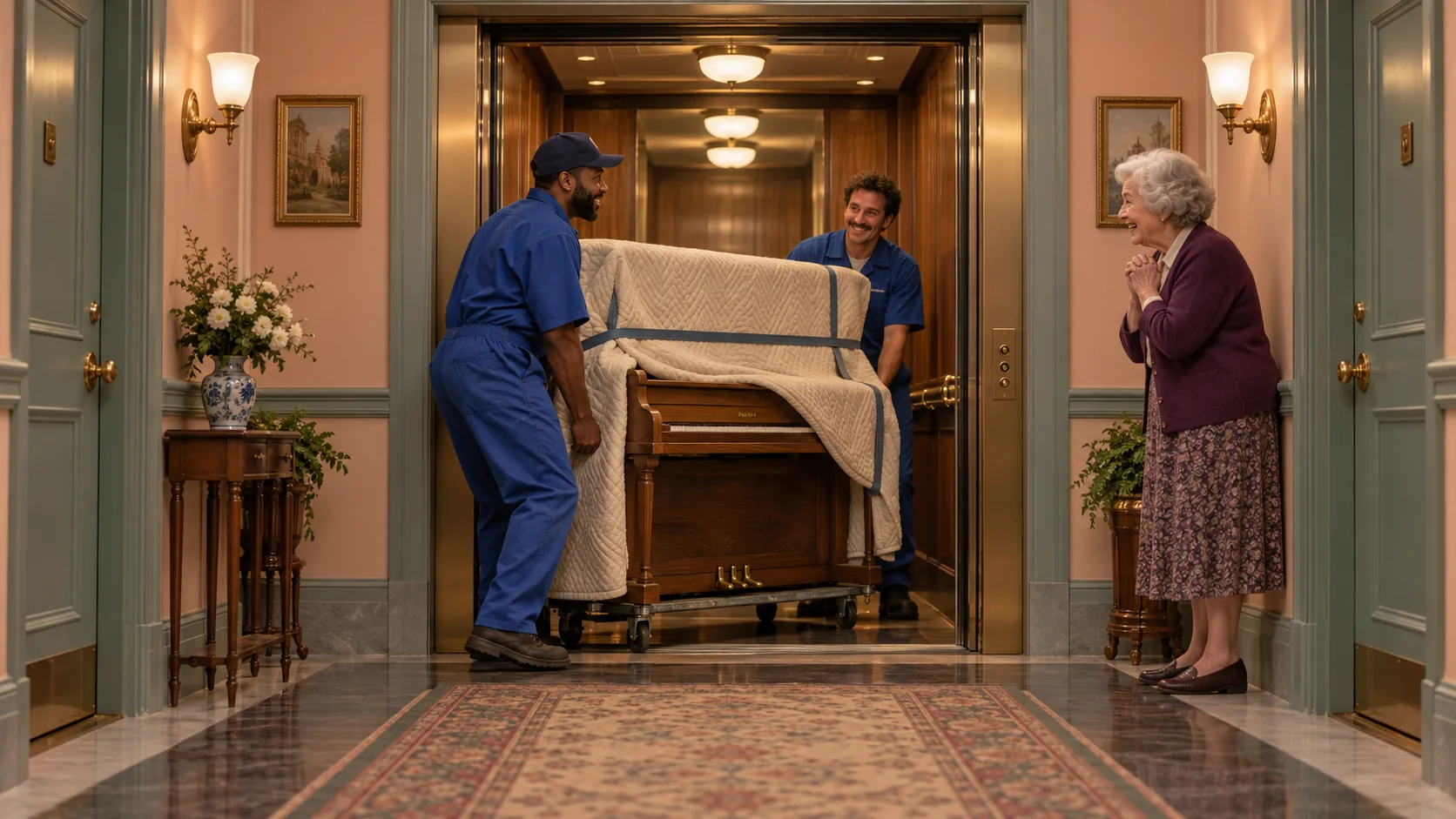 Piano Delivery, made with GPT Image 2.5 Sunburst