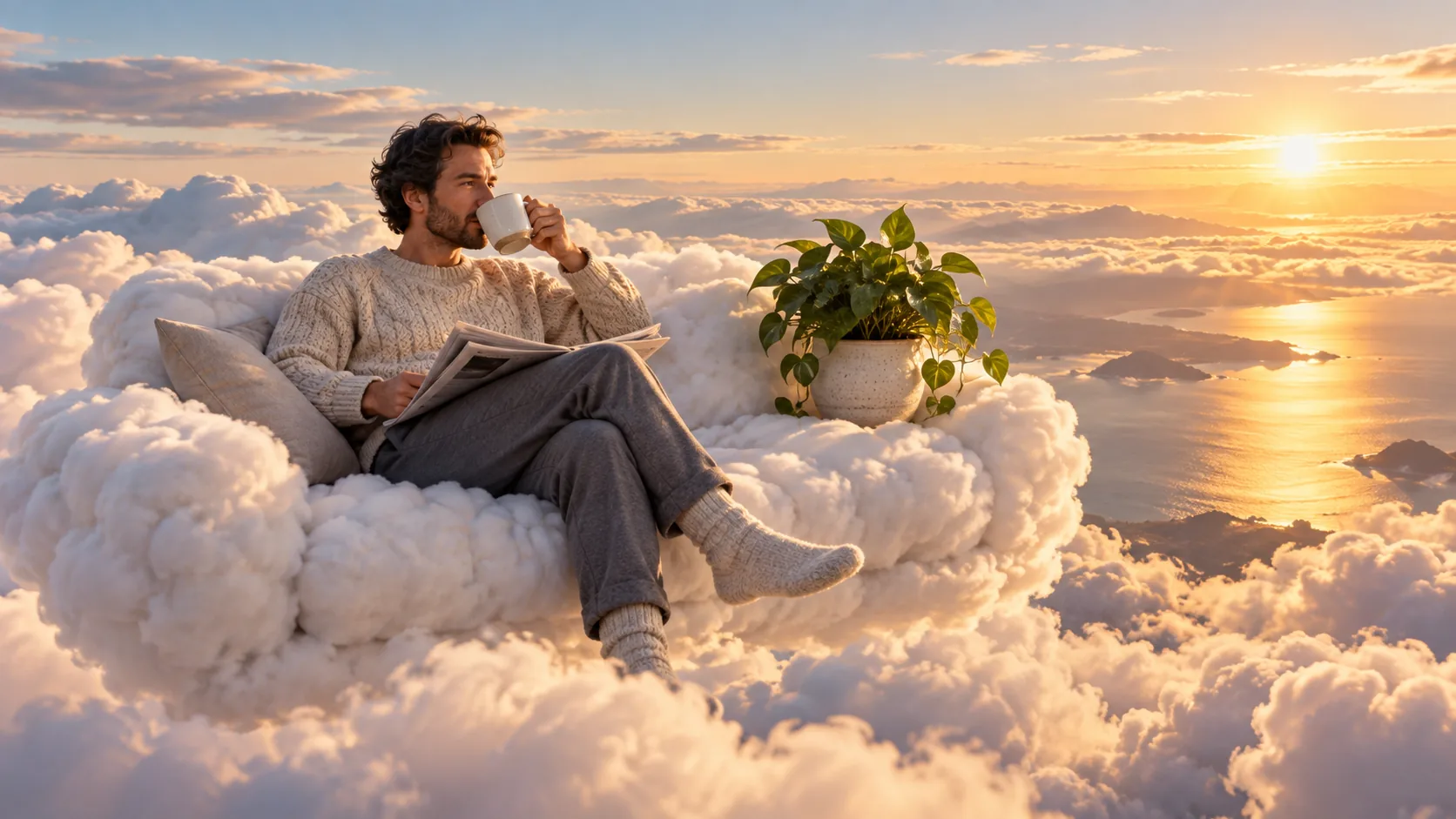 Cloud Sofa, made with GPT Image 2.5 Sunburst