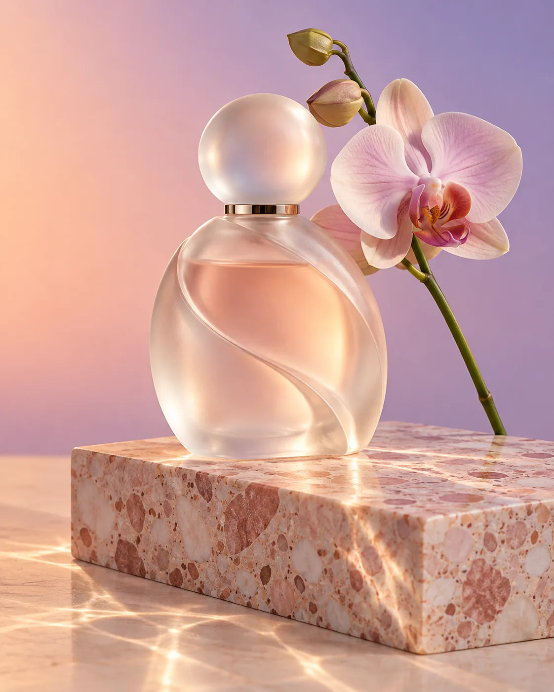 Terrazzo Perfume, made with GPT Image 2.5 Sunburst