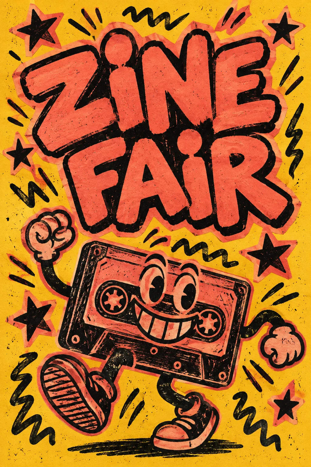 Zine Flyer, made with GPT Image 2.5 Sunburst