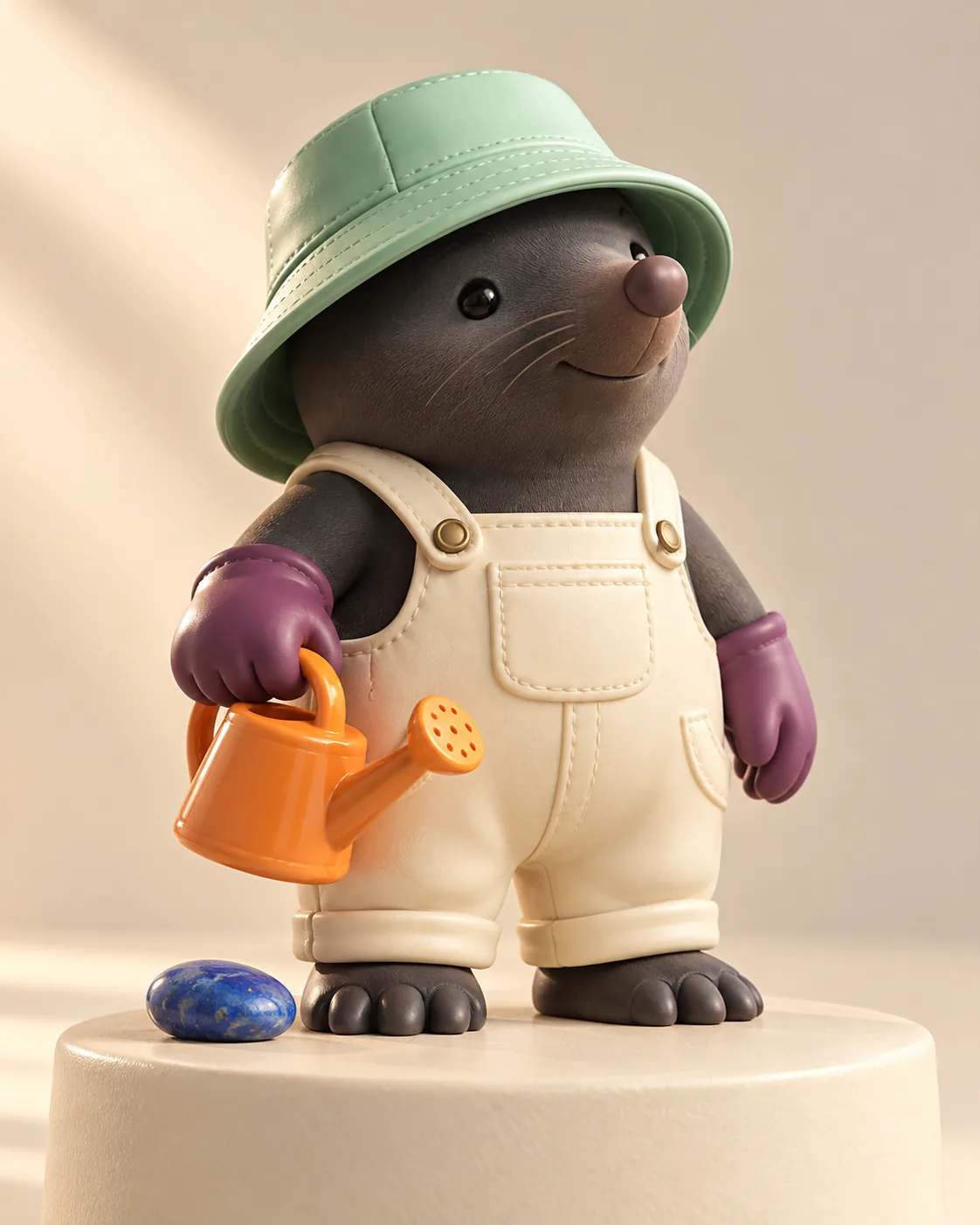 Mole On Duty, made with GPT Image 2.5 Sunburst