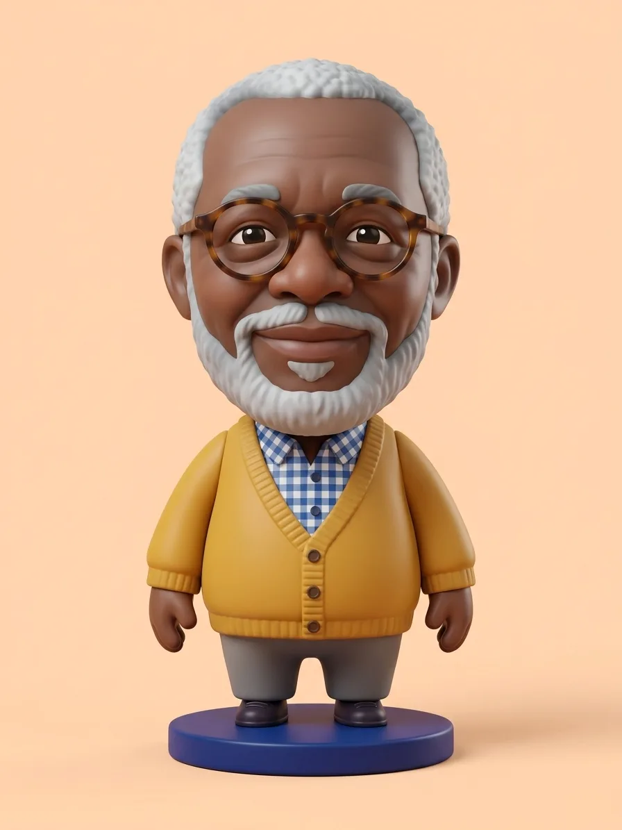 Big-Head Designer Toy, made with Nano Banana 2.1