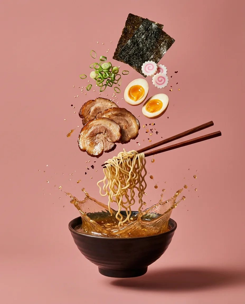 Deconstructed Floating Food, made with Nano Banana 2.1