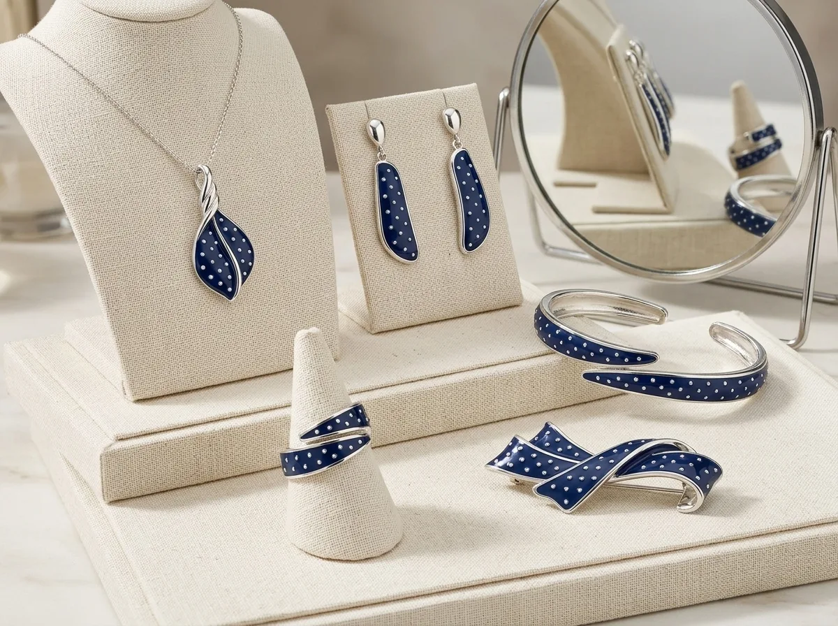 Jewellery Collection from a Pattern, made with Nano Banana 2.1