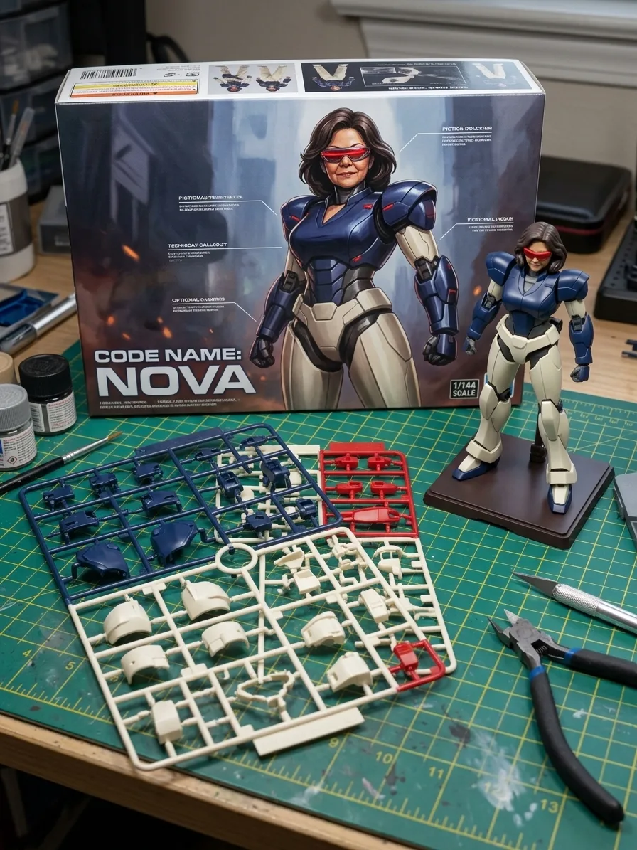 Model Kit of You, made with Nano Banana 2.1