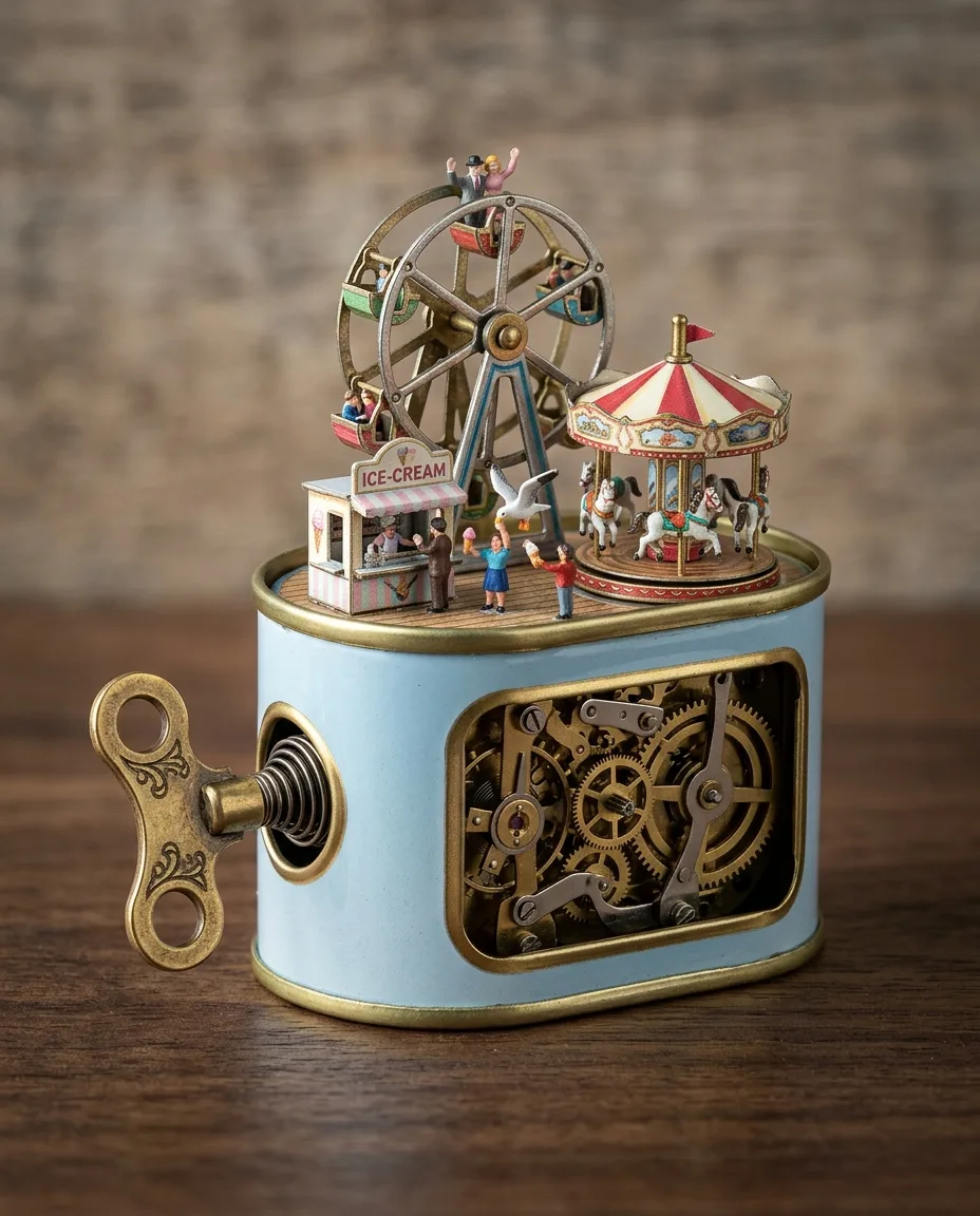 Wind-Up Toy World, made with Nano Banana 2.1